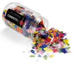 Bullseye-Confetti MIX F - bunte Mischung, 75g